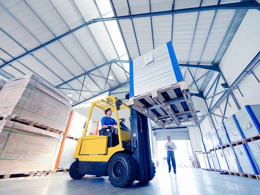 Standard palette storage by Chairmen Managed Stroage